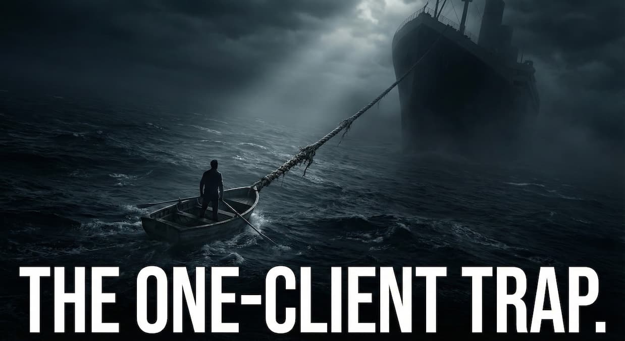 Fractional executive protecting referral pipeline time while serving a first client.